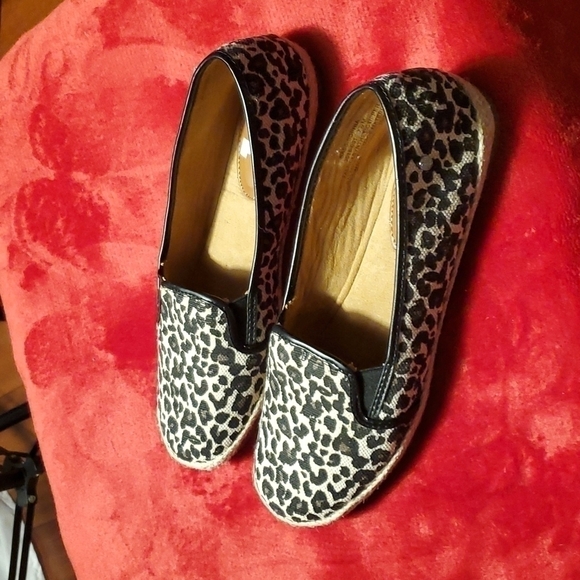GH Bass Leopard Espadrille Size 7.5M - Picture 7 of 11